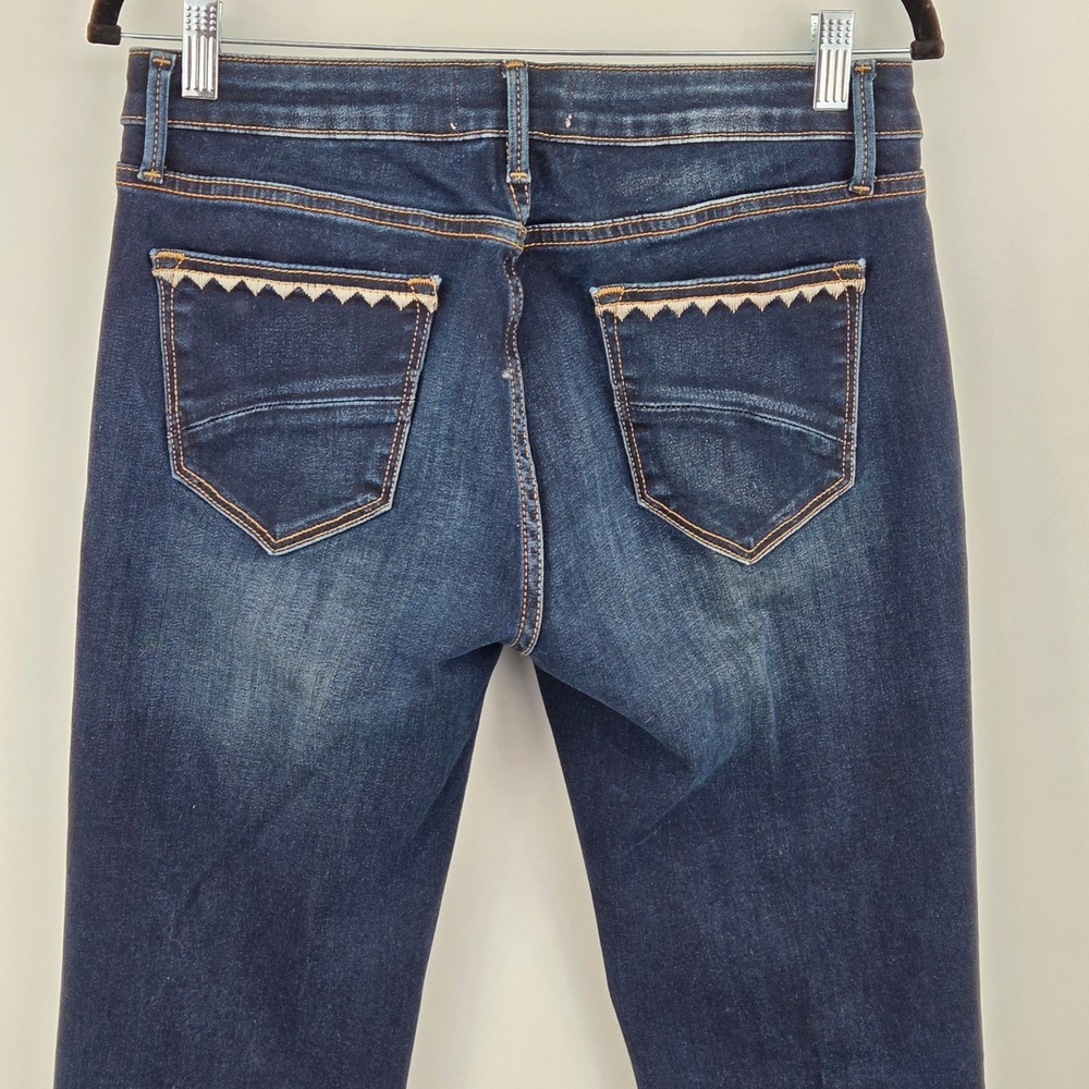 Driftwood Kelly Jazzy Daisy Embroidered Floral Boho Bootcut Dark Wash Jean 29x33 - Picture 6 of 14